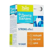 ДентаБаланс 7 БИО компонентов Синбиотик Strong effect пор д/р-ра д/внут пр 5г N10