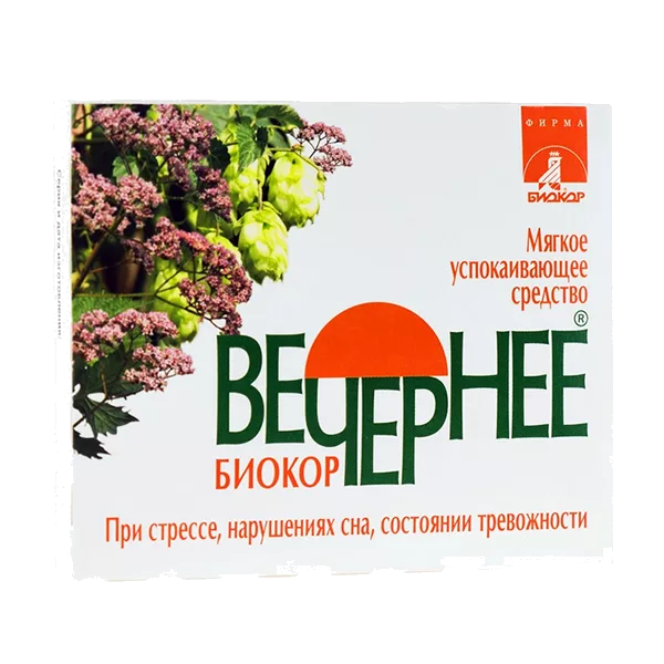 ВЕЧЕРНЕЕ таблетки Биокор 0,18г N30