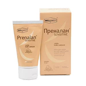 Prenalan Sensitive Преналан Крем для ухода за чувствительной кожей сосков WELLMED 45мл