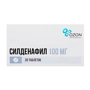 Силденафил таб п.п.о. 100мг N20