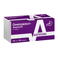 Омепразол-Акрихин капс кишечнораств 20мг N40