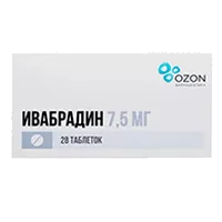 Ивабрадин таб п.п.о. 7,5мг N28