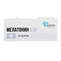 Мелатонин таб п.п.о. 3мг N20