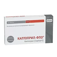 Каптоприл-ФПО таб 25мг N60