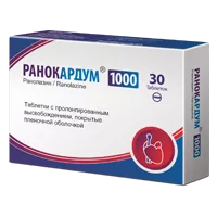 РАНОКАРДУМ таб пролонг высв п.п.о. 1000мг N30