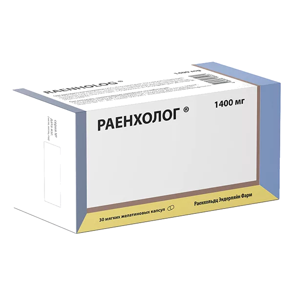 РАЕНХОЛОГ капсулы 1400мг N30