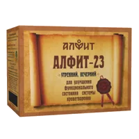 АЛФИТ-23 Фотосбор утренний, вечерний Кровоочистительный в брикетах 2г N60
