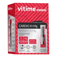 Vitime Aquastick Cardio K+Mg Кардио жидкость 2,5мл N30