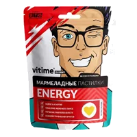 Vitime Gummy Energy Мармеладные пастилки для взрослых тропические фрукты 5г N15