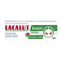 Зубная паста Lacalut basic Herbal Лечебные травы 65г