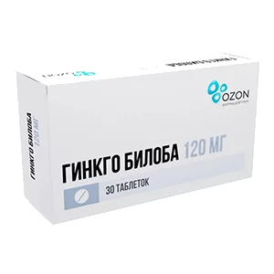 Гинкго Билоба таб п.п.о. 120мг N30
