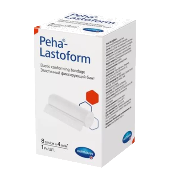Бинт фиксирующий Hartmann Peha-Lastoform эласт цв бел 4м х 8см