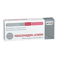 МОКСОНИДИН-АЛИУМ таб п.п.о. 200мкг N14