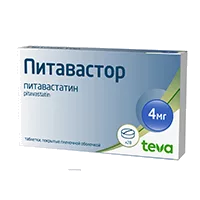Питавастор таб п.п.о. 4мг N28