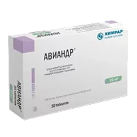 АВИАНДР таб п.п.о. 20мг N30