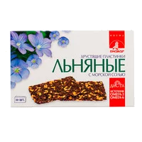 Льняные хрустящие пластинки Доктор Нутришин с морской солью 3,5г N30