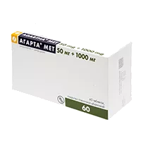 Агарта Мет таб п.п.о. 50мг 1000мг N60