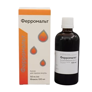 Ферромальт кап д/внут пр 5% 100мл N1