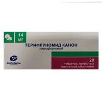 Терифлуномид Канон таб п.п.о. 14мг N28