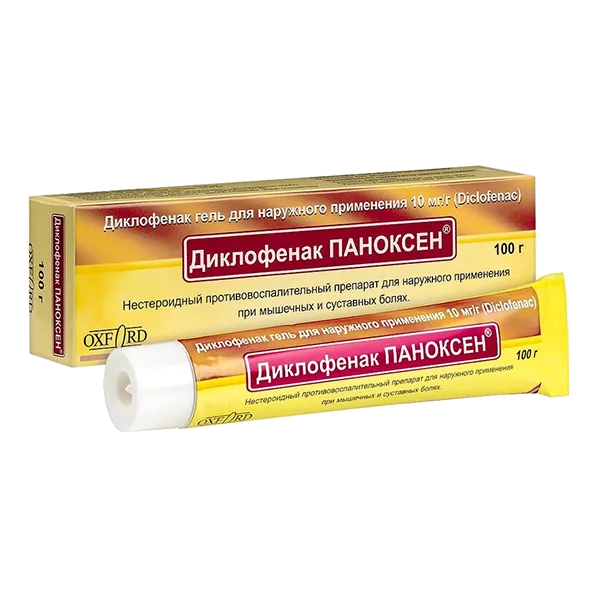 Диклофенак Паноксен гель д/наружн пр 1% 100г N1