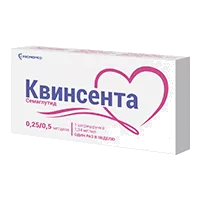 Квинсента 0,25/0,5 мг/доза р-р для п/к вв 1,5мл N1