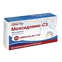 Молсидомин-СЗ таб 4мг N30