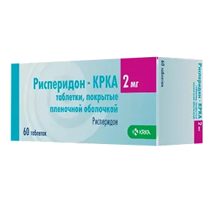 Рисперидон-КРКА таб п.п.о. 2мг N60