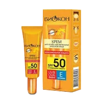 БИОКОН Солнцезащитный крем SPF50 для особо чувствит участков лица Максимальная защита 25мл