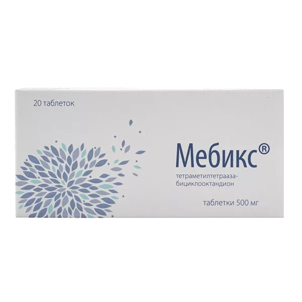 Мебикс таб 500мг N20