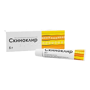 Скиноклир гель д/наружн пр 15% 5г N1