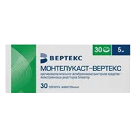 Монтелукаст-ВЕРТЕКС таб жев 5мг N30