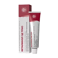 БЕТАМИНОЛ ЗД ТРИО 0,5мг/г+1мг/г+10мг/г мазь д/наружн пр 15г N1