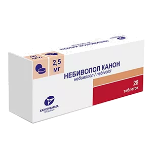 Небиволол Канон таб 2,5мг N28