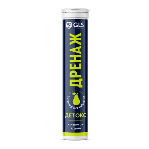 GLS Дренаж таб шип вкус груша 3,8г N20