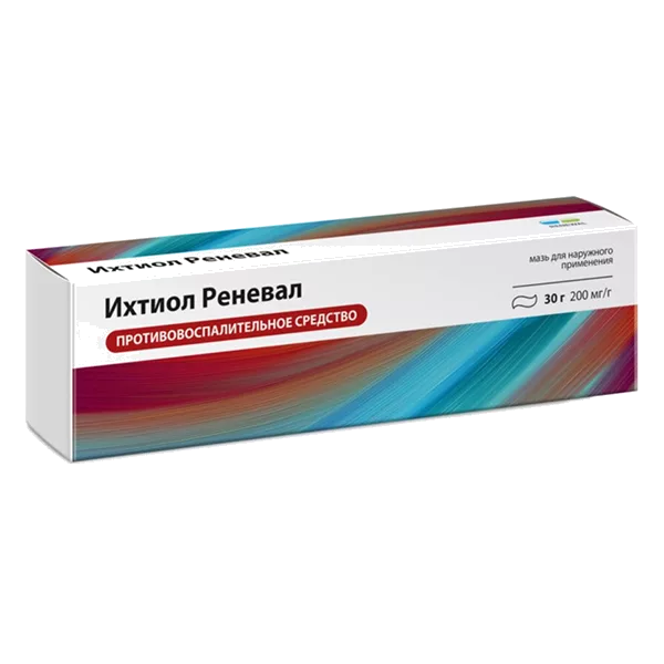 Ихтиол Реневал мазь д/наружн пр 20% 30г N1