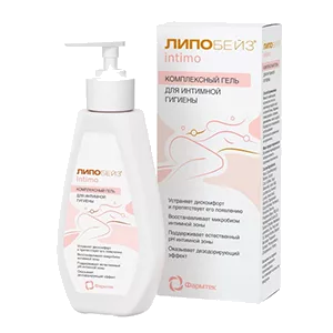 ЛИПОБЕЙЗ Intimo Гель для интимной гигиены Комплексный Фармтек 200мл
