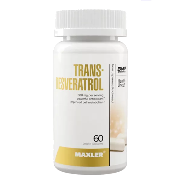 MAXLER Trans-Resveratrol капсулы 550мг N60