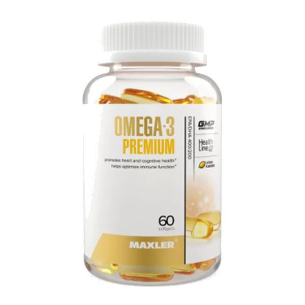 MAXLER Omega-3 Premium капсулы 1300мг N60