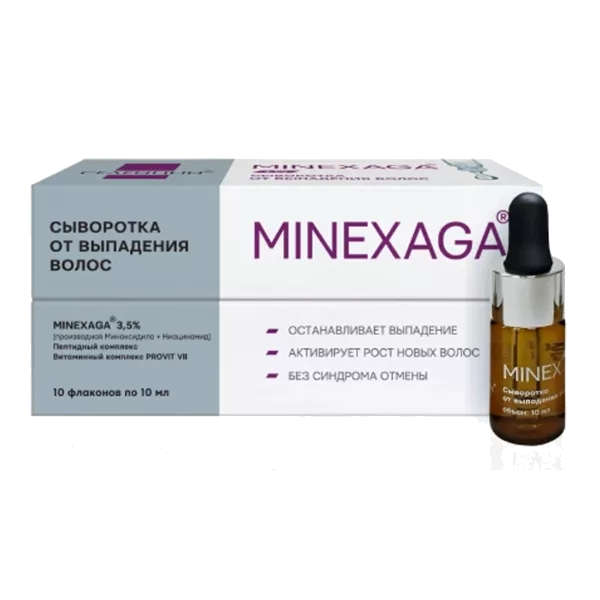 СЕЛЕНЦИН MINEXaga Сыворотка от выпадения волос 10мл N10