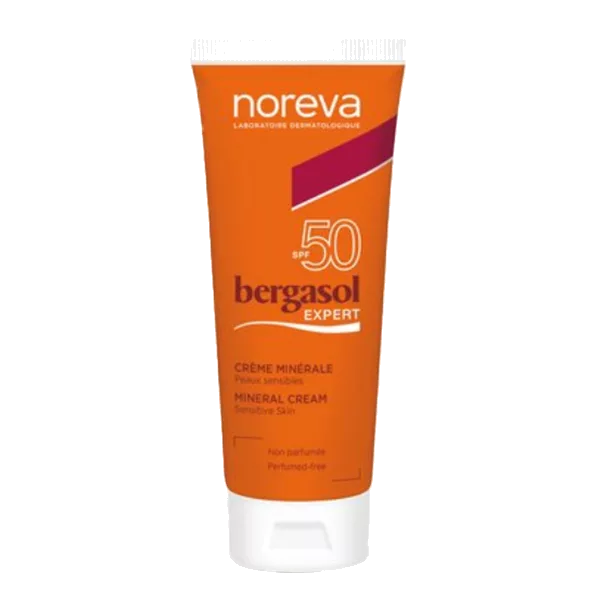 NOREVA Солнцезащитный минеральный Крем Bergasol expert SPF50 40мл