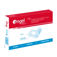 Повязка Angel пластырн тип бактерицидная неткан осн стер 8х6см N10