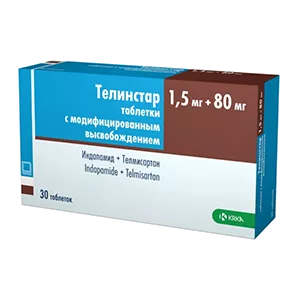 Телинстар таб модиф высв 1,5мг 80мг N30