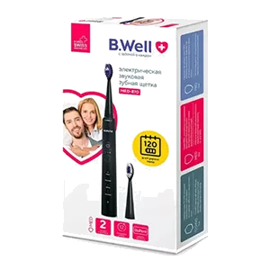 Зубная щётка B.Well (MED-870) электрическая звуковая цв бел