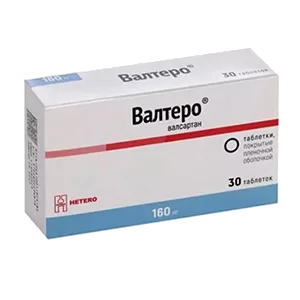 Валтеро таб п.п.о. 160мг N30