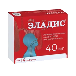 Эладис таб п.п.о. 40мг N14