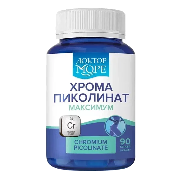 Доктор МОРЕ Хрома пиколинат максимум капсулы 320мг N90