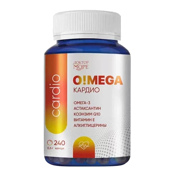 Доктор МОРЕ OMEGA Кардио капсулы 300мг N240