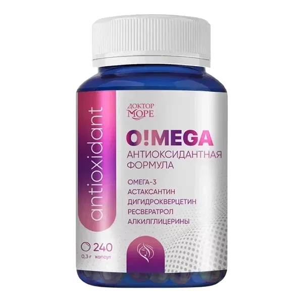 Доктор МОРЕ OMEGA Антиоксидантная формула капсулы 300мг N240