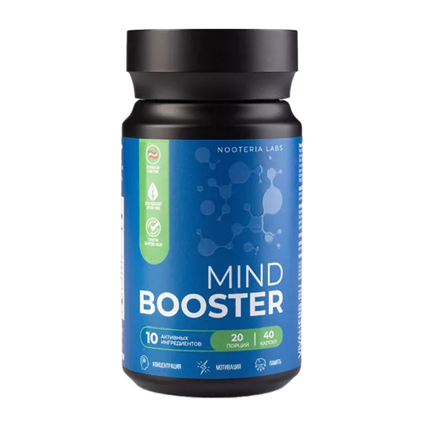 Nooteria Labs Маинд Бустер Mind Booster капсулы 520мг N40