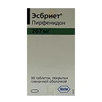 Эсбриет таб п.п.о. 267мг N90